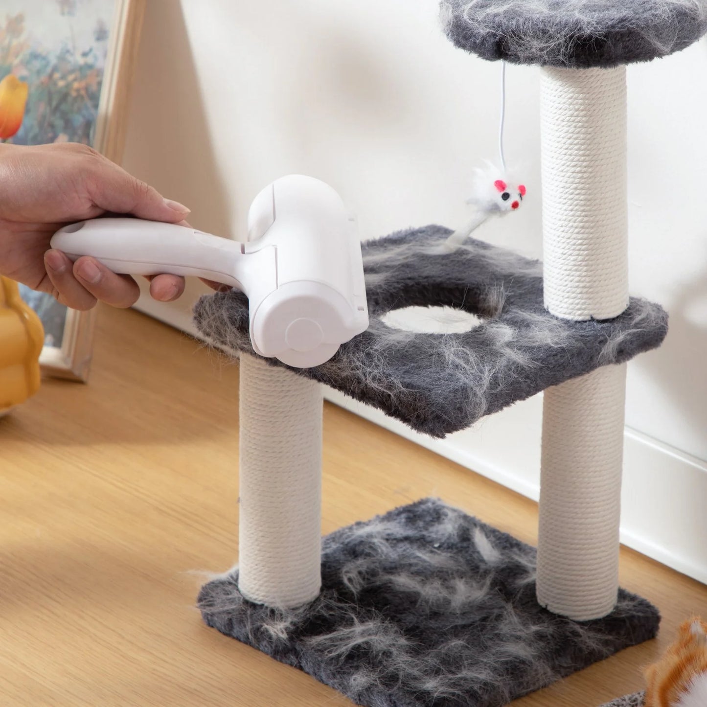 Pet Hair Remover Roller Reusable Dual-sided Lint Roller for Furniture Clothes