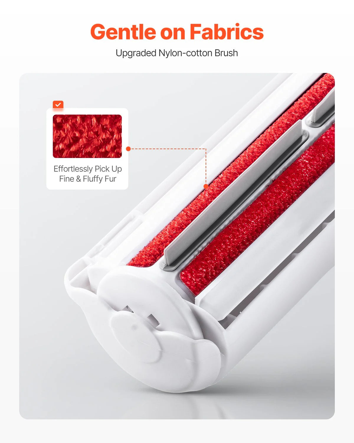 Pet Hair Remover Roller Reusable Dual-sided Lint Roller for Furniture Clothes